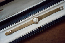 Load image into Gallery viewer, NOS Patek Philippe Ladies 18k Yellow Gold Watch (w/ original box!)