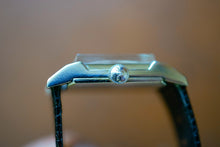 Load image into Gallery viewer, *VERY RARE*  NOS Longines-Wittnauer Tank, White Gold Filled Diamond Dial, complete w/ box!