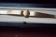Load image into Gallery viewer, NOS Patek Philippe Ladies 18k Yellow Gold Watch (w/ original box!)