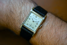 Load image into Gallery viewer, *VERY RARE*  NOS Longines-Wittnauer Tank, White Gold Filled Diamond Dial, complete w/ box!