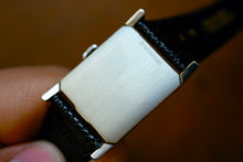 Load image into Gallery viewer, *VERY RARE*  NOS Longines-Wittnauer Tank, White Gold Filled Diamond Dial, complete w/ box!