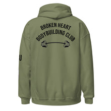 Load image into Gallery viewer, TCU Broken Heart Bodybuilding Club Hoodie
