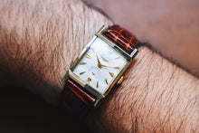 Load image into Gallery viewer, *VERY RARE* 1954 Longines Tank 10k Yellow Gold Filled