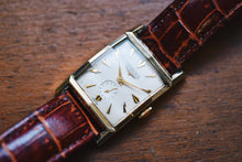 Load image into Gallery viewer, *VERY RARE* 1954 Longines Tank 10k Yellow Gold Filled