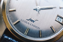Load image into Gallery viewer, *RARE* Longines Ultra Chron High Beat Date (14K Gold Cap Bezel)