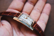 Load image into Gallery viewer, *VERY RARE* 1954 Longines Tank 10k Yellow Gold Filled