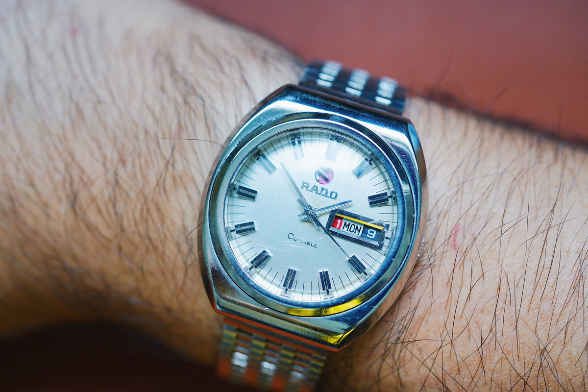 稼動RADO Cornell 自動巻き時計 研磨洗浄済み A22 稼動RADO Cornell