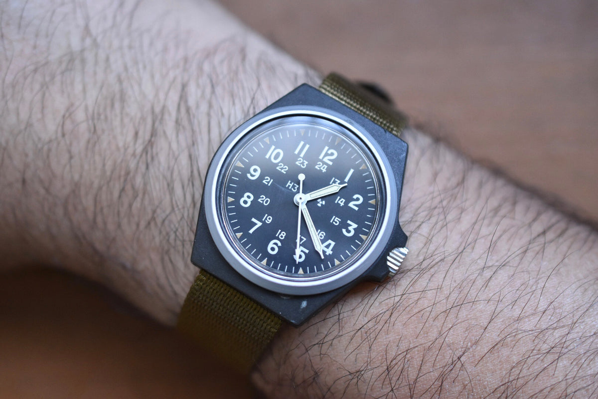 Stocker and Yale Sandy 184 Tritium Military Watch