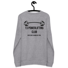 Load image into Gallery viewer, T3 Powerlifting Club Sweatshirt