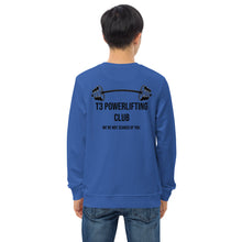 Load image into Gallery viewer, T3 Powerlifting Club Sweatshirt