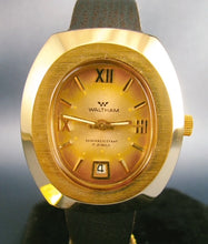 Load image into Gallery viewer, *COMPLETE* NOS Waltham Shock Resistant Oval *Rare Roman Dial*