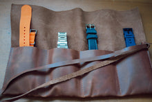 Load image into Gallery viewer, 4-Watch Leather Watch Roll
