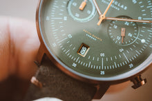 Load image into Gallery viewer, Sternglas Hamburg Chrono – Dark Green Bronze