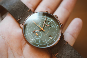 Sternglas Hamburg Chrono – Dark Green Bronze