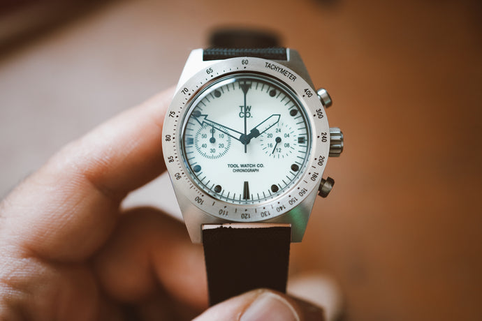 Tool Watch Co. Lumecore Chronograph – Flint White Dial