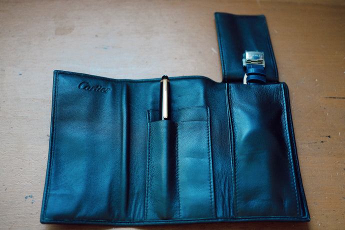 Vintage Cartier Watch & Pen Holder