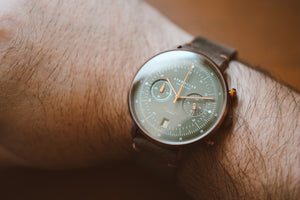 Sternglas Hamburg Chrono – Dark Green Bronze