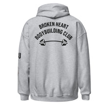 Load image into Gallery viewer, TCU Broken Heart Bodybuilding Club Hoodie