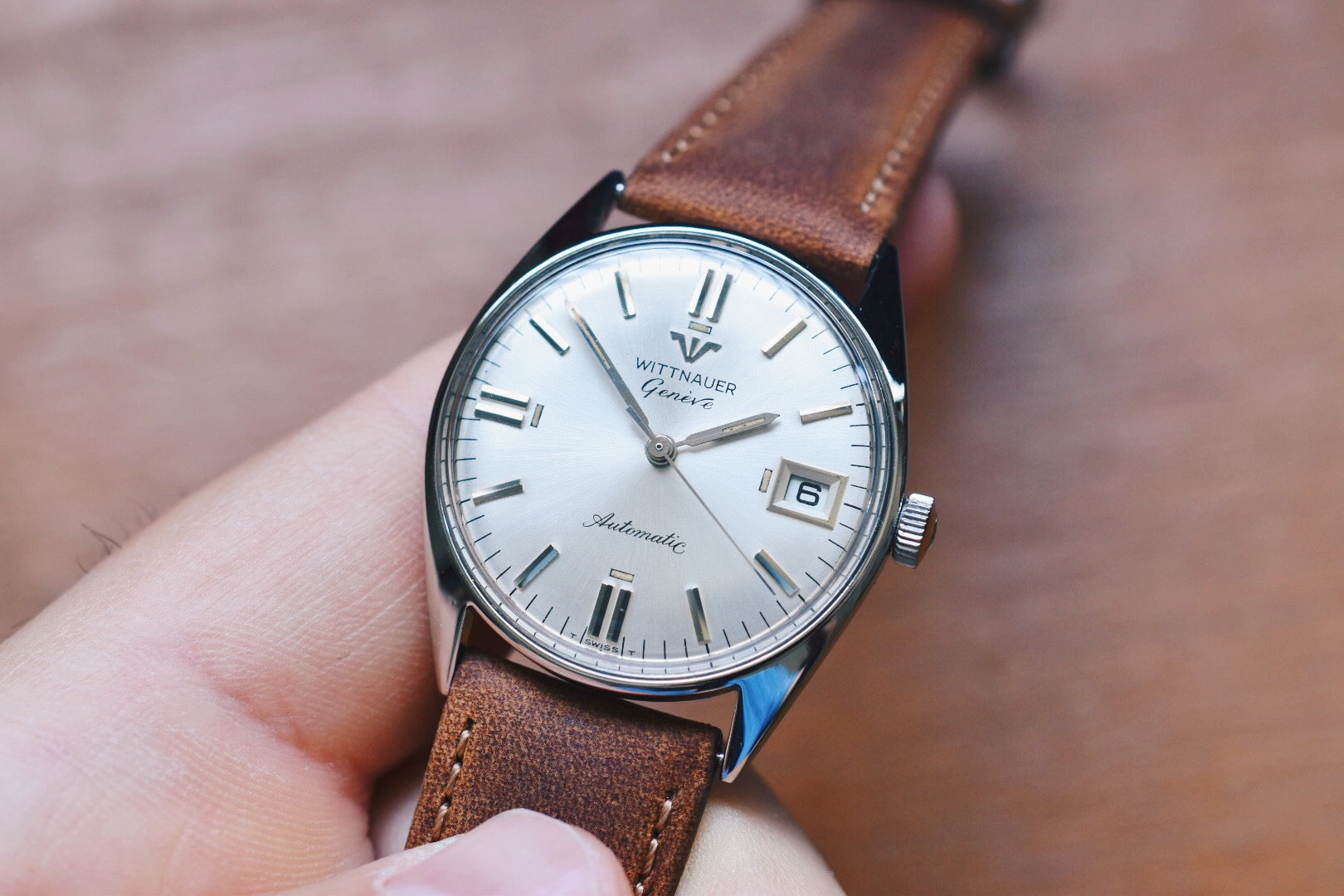 Wittnauer Silver Sunburst Dial Wittnauer Diamond Marquee Gunmetal