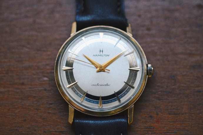 *VERY RARE* 1964 Hamilton Accumatic Gold Ring Dress Watch  (10k Gold RGP) Only Made For ONE Year!