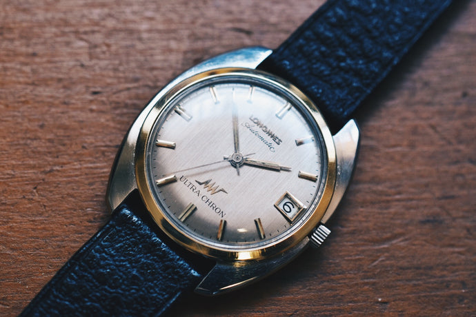 *RARE* Longines Ultra Chron High Beat Date (14K Gold Cap Bezel)