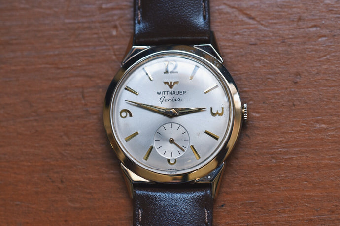 Wittnauer Geneve 10k Rolled Gold Plated Small Seconds
