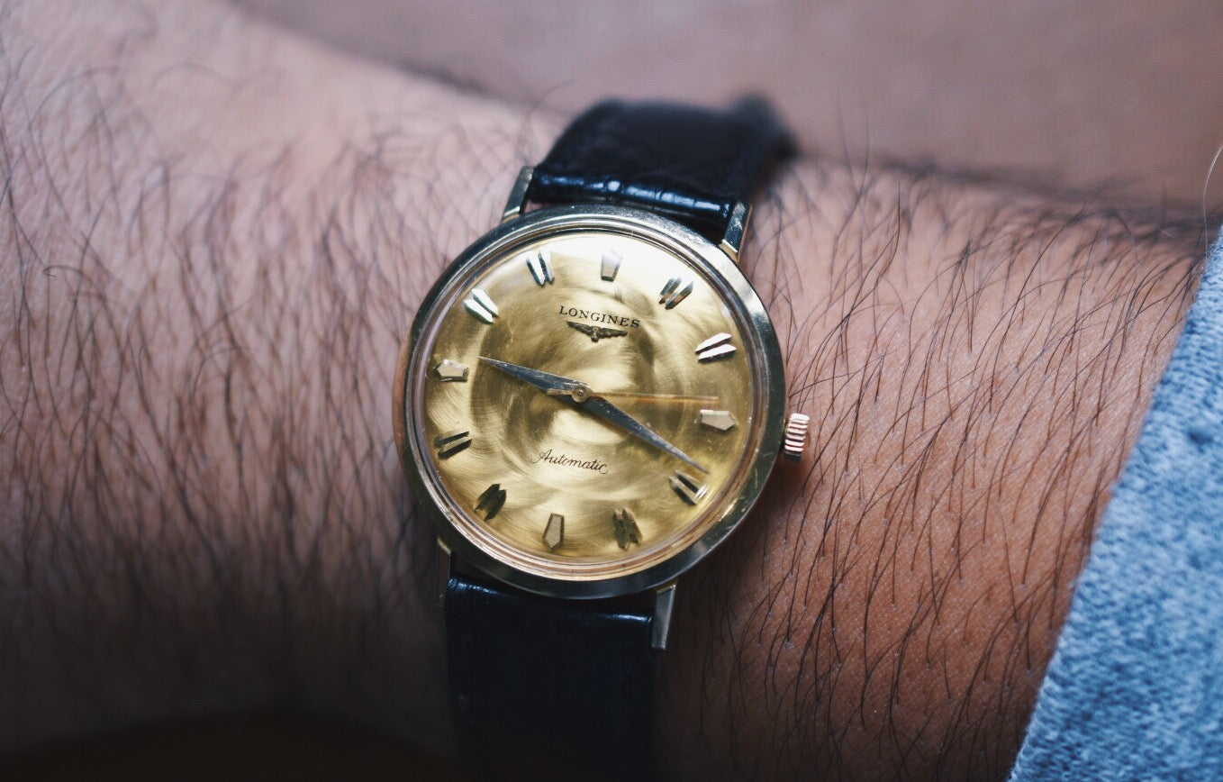 RARE* Longines Swirl Dial Watch (Circa 1970) – The Time Teller Shop
