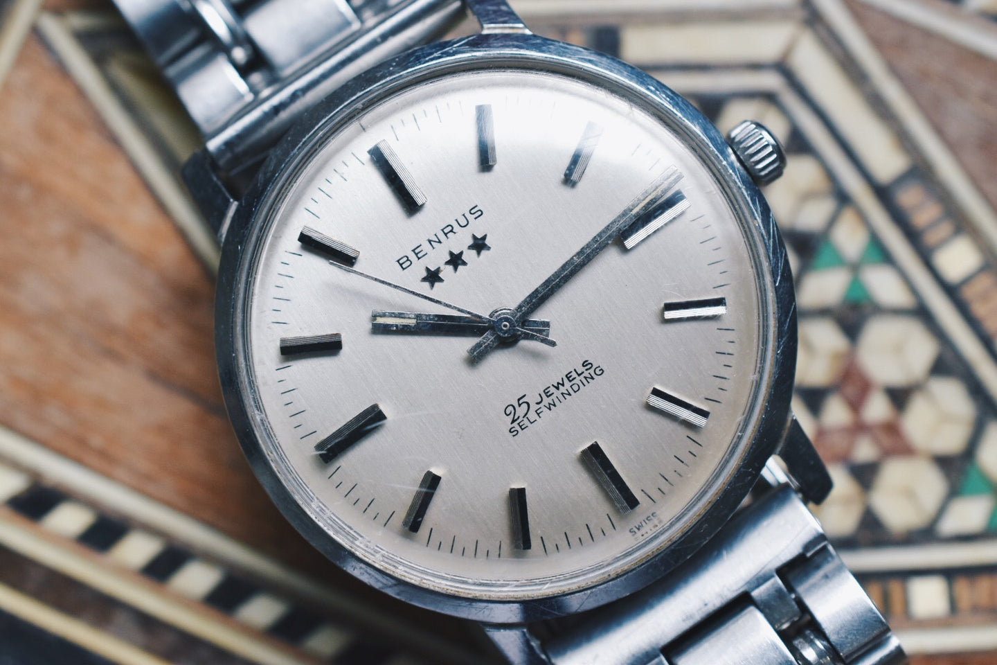 Benrus 3 Star 25 Jewel Automatic