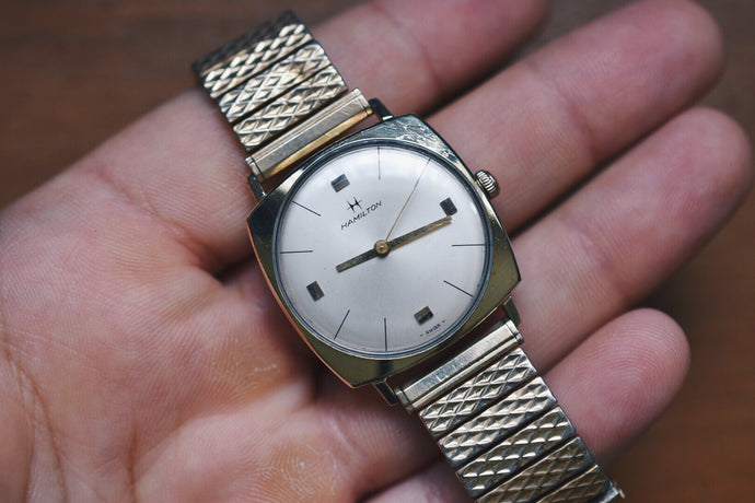 1966 Hamilton Boatswain III 10k Rolled Gold Plated Case!
