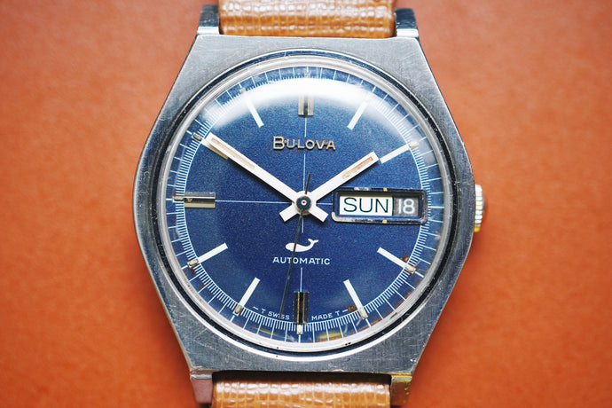 Bulova Sea King Cross Hair Dial (1969 Blue Whale)