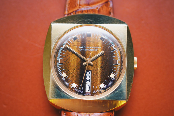 RARE Girard Perregaux Gyromatic 9315HF 36,000bph (Spider Dial)