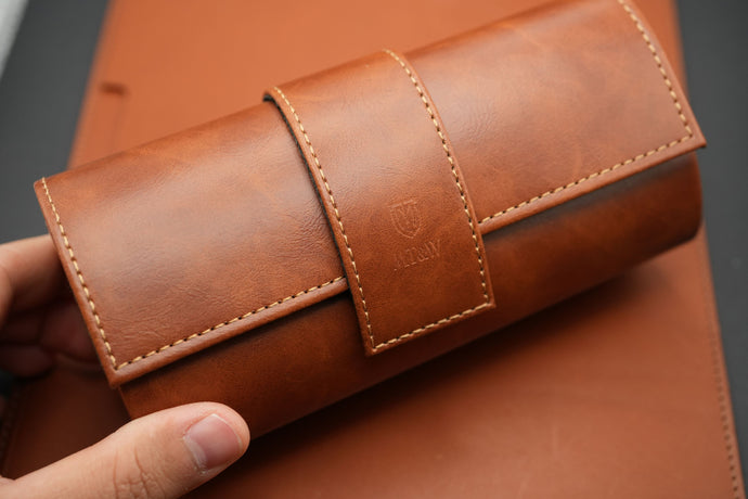 MT&W 2-Watch Luxury Carrying Case