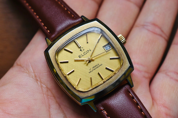 *RARE* Elgin 909 Quickset Date