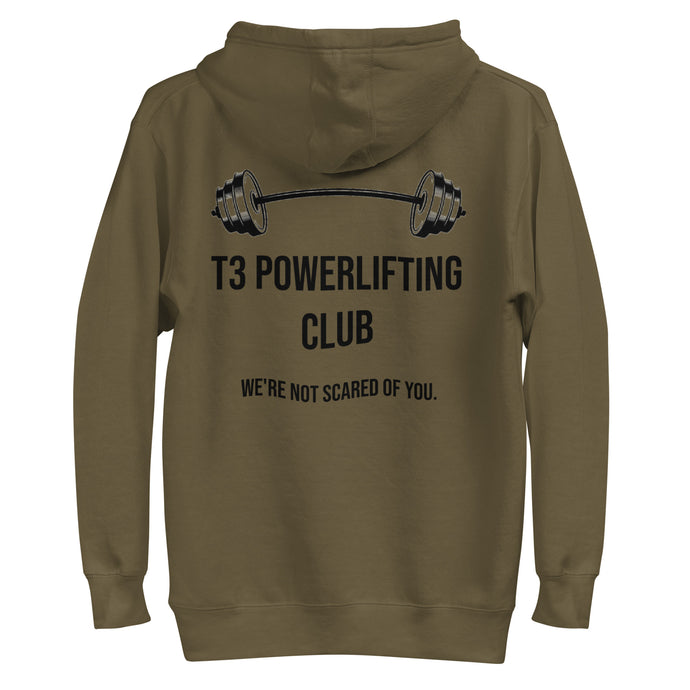 T3 Powerlifting Club Flag Hoodie